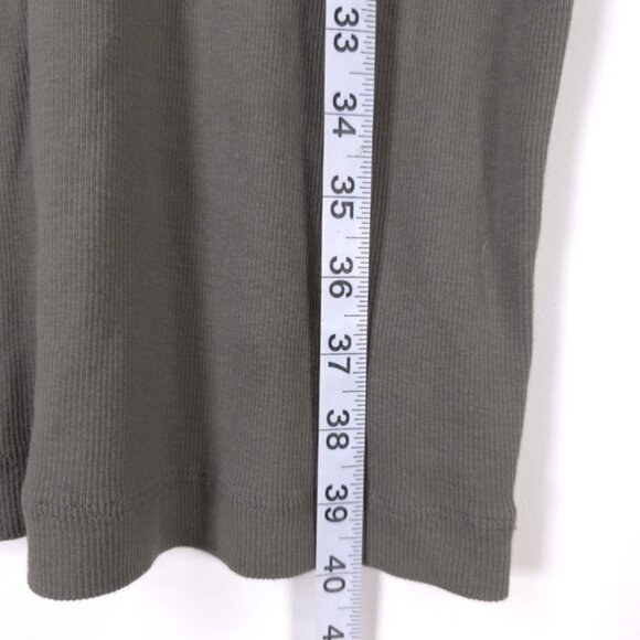 JAMES PERSE STANDARD Ribbed Knit Tank Mini Dress Cotton WNLC6617CU Size 3‎ LARGE - Picture 6 of 9